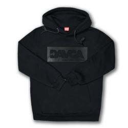 DAVCA bluza black logo black