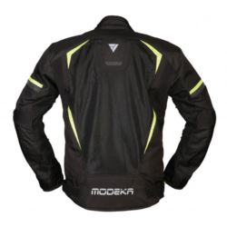 MODEKA Yannik Air kurtka czarna-fluo
