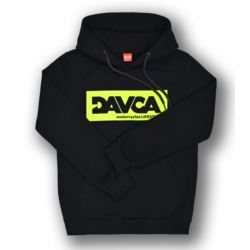DAVCA bluza black logo fluo