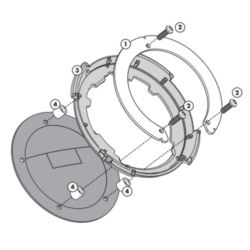 KAPPA MOCOWANIE TANKLOCK YAMAHA /MV/CAGIVA
