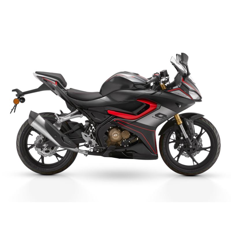 QJMOTOR SRK125R ABS CZARNO-CZERWONY