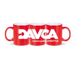 DAVCA kubek czerwony 300ml