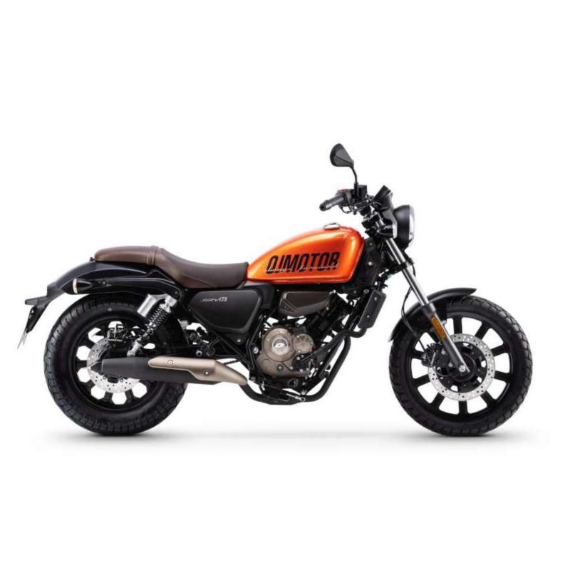 QJMOTOR SRV 125 ABS pomarańczowy