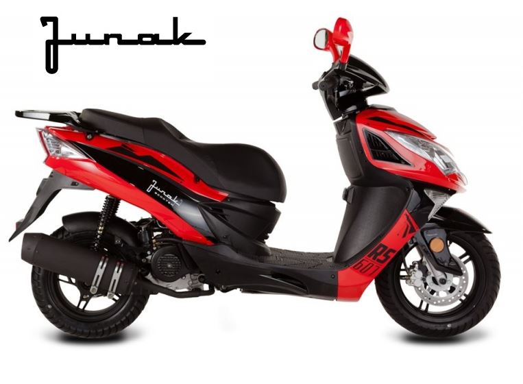 JUNAK 607 4T 50 CM3, CZARNO-BORDOWY, 2024r
