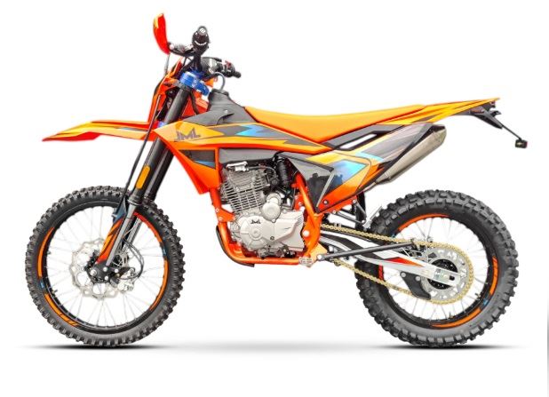 JML EN250i motocykl kolor pomarańczowy ENDURO