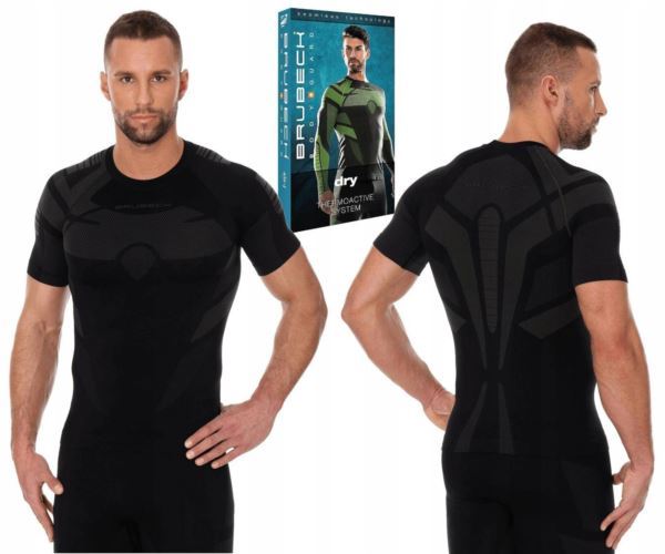 BRUBECK Dry koszulka męska krótki rękaw