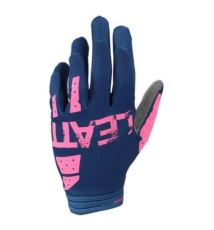 LEATT MOTO 1.5 Gripr rękawice niebiesko-różowe