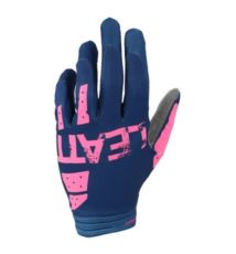 LEATT MOTO 1.5 Gripr rękawice niebiesko-różowe