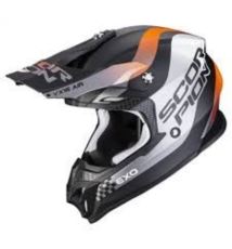 SCORPION KASK VX-16 AIR SOUL MAT BK-ORANGE M