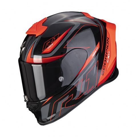 SCORPION EXO-R1 AIR kask GAZ METAL czarno czerwony
