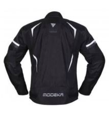 MODEKA Yannik Air kurtka czarno-biała