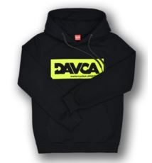 DAVCA bluza black logo fluo