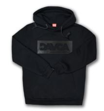 DAVCA bluza black logo black