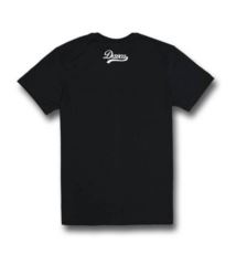 DAVCA T-shirt black logo grey
