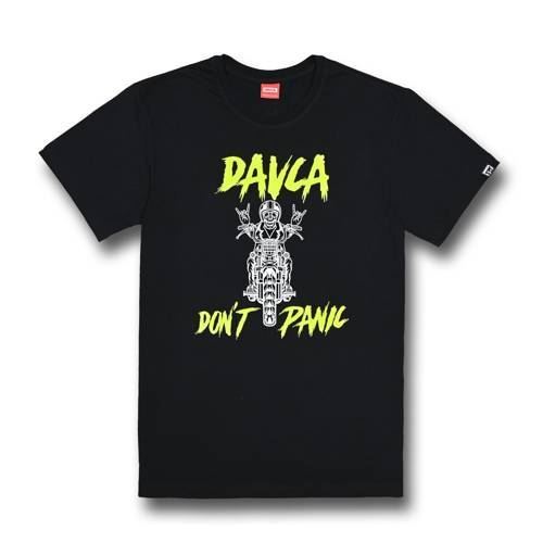 DAVCA T-shirt black Don't Panic