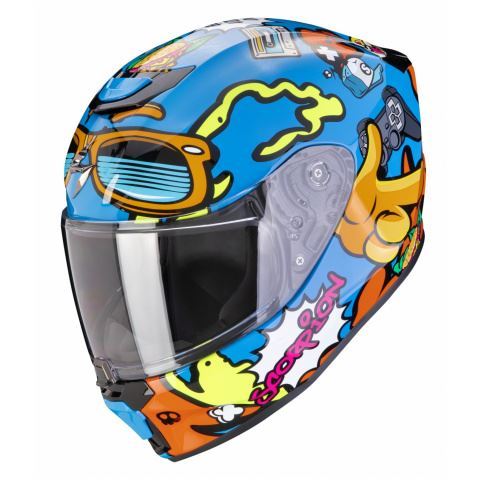 SCORPION EXO-JNR AIR FUN BLUE-ORANGE M
