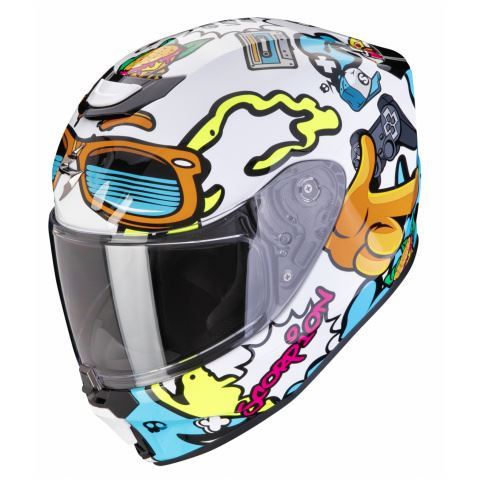 SCORPION EXO-JNR AIR FUN WHITE-BLUE S