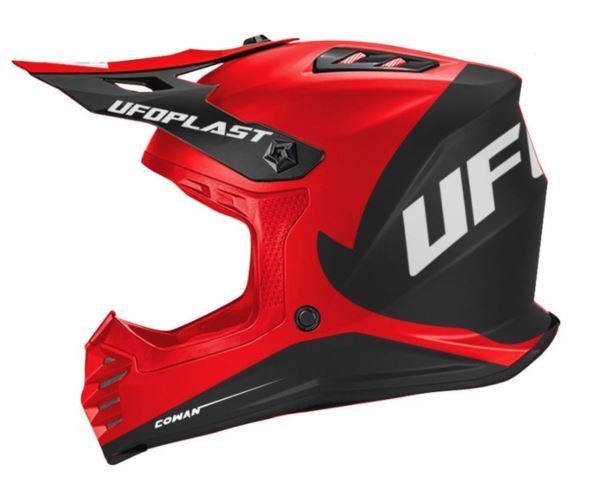 UFO KASK KOREY CROSS DZIECIĘCY CZERWONY/CZARNY L