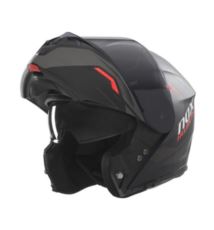 NOX N968 kask szczękowy czarny/czerwony mat XXL