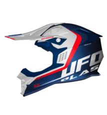 UFO KASK INTREPID CROSS BIAŁY/NIEBIESKI/CZER