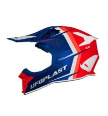 UFO KASK INTREPID CROSS CZERWONY/NIEBIESKI/BIAŁ XL