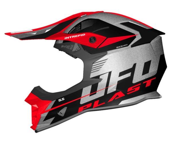 UFO KASK INTREPID CROSS CZARNY/SREBRNY/CZERW M