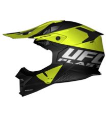 UFO KASK INTREPID CROSS CZARNY/ŻÓŁTY FLUO S
