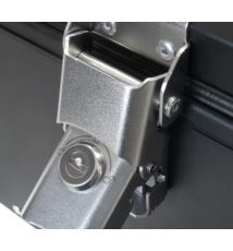 MORETTI kufer aluminiowy czarny 46L