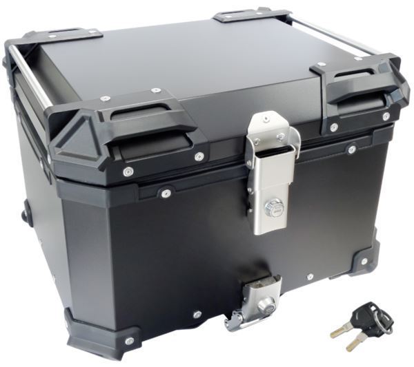 MORETTI kufer aluminiowy czarny 46L