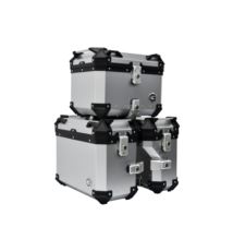 COOCASE zestaw kufrów alu srebrnych (2x36l + 45l)