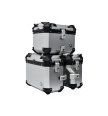 COOCASE zestaw kufrów alu srebrnych (2x36l + 45l)