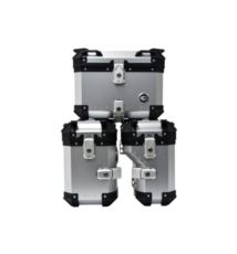 COOCASE zestaw kufrów alu srebrnych (2x36l + 45l)