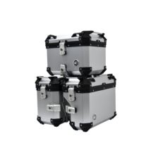 COOCASE zestaw kufrów alu srebrnych (2x36l + 45l)