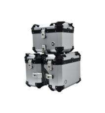 COOCASE zestaw kufrów alu srebrnych (2x36l + 45l)