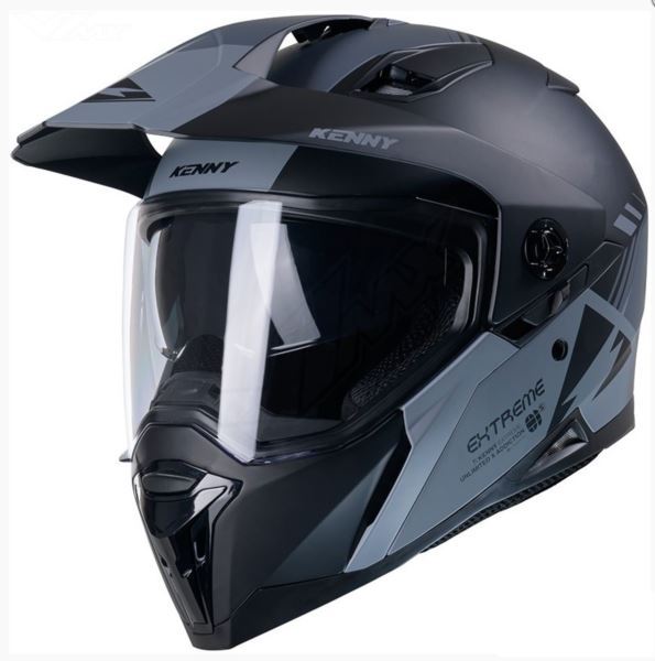 KENNY KASK EXTREME BLACK/GREY M