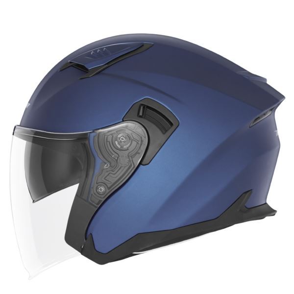 NOX N130 kask JET niebieski mat S