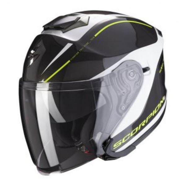 SCORPION EXO-S1 kask Shadow biało neonowy