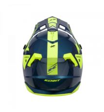 KENNY KASK ZOOM PETROL NIEBIESKI/ŻÓŁTY XL