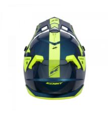 KENNY KASK ZOOM PETROL NIEBIESKI/ŻÓŁTY XL