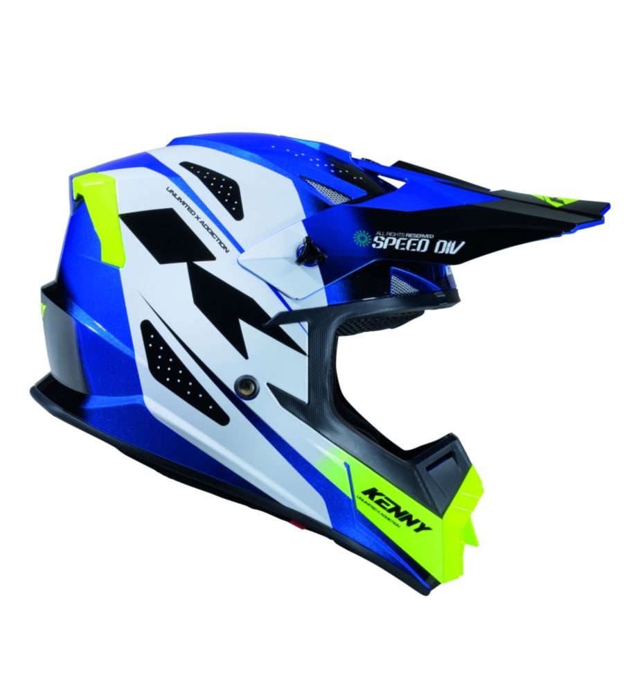 KENNY KASK TRACK ENDURO SPEED NEON BLUE S