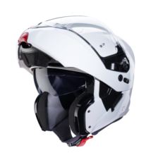 CABERG Horus X kask szczękowy biały połysk L