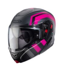 CABERG Horus X Road kask szczękowy MAT/FUKSJA XS