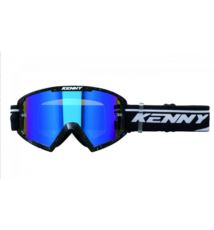 KENNY GOGLE TRACK CZARNY BROKAT, BLUE LENS