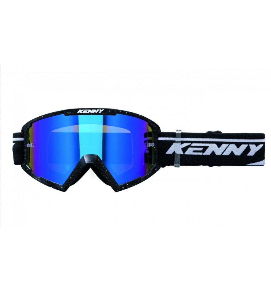 KENNY GOGLE TRACK CZARNY BROKAT, BLUE LENS