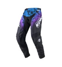 KENNY spodnie FORCE DYE cross fiol/czarn r. 32