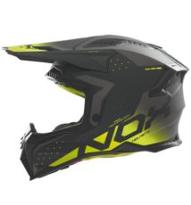 NOX N634 kask GRADIENT CZARNY ŻÓŁTY MAT L