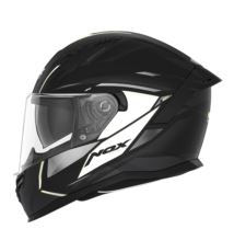 NOX N401 kask CZARNY BIAŁY MAT XL