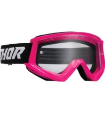 THOR GOGGLE CMBT YTH FL PK/BK CZARNO-RÓŻOWY
