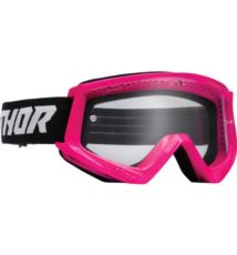 THOR GOGGLE CMBT YTH FL PK/BK CZARNO-RÓŻOWY