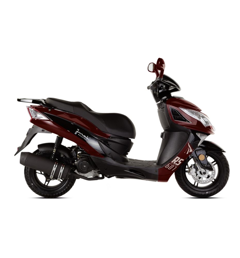 JUNAK 607 4T 50 CM3, CZARNO-CZERWONY, 2025r